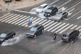 Heavy Rain Hit Qingdao