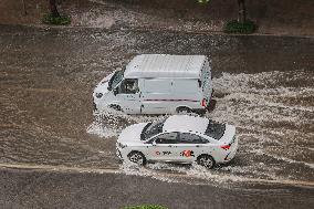 Heavy Rain Hit Qingdao