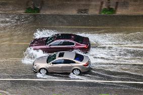 Heavy Rain Hit Qingdao