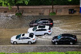 Heavy Rain Hit Qingdao