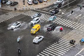 Heavy Rain Hit Qingdao