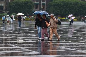 Rains In Mexico City