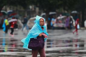 Rains In Mexico City