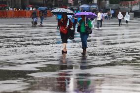 Rains In Mexico City