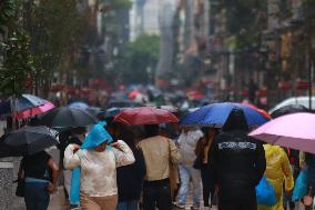 Rains In Mexico City