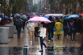 Rains In Mexico City