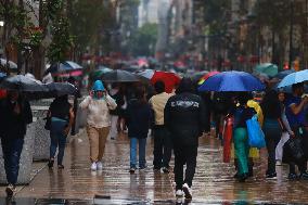 Rains In Mexico City