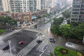 Heavy Rain Hit Qingdao