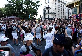 Paris 2024 - Olympic Games Torch Relay At Belleville - Paris