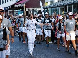 Paris 2024 - Olympic Games Torch Relay At Belleville - Paris