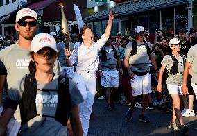 Paris 2024 - Olympic Games Torch Relay At Belleville - Paris