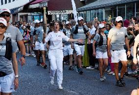 Paris 2024 - Olympic Games Torch Relay At Belleville - Paris