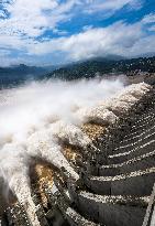 Three Gorges Dam Flood Discharge - China