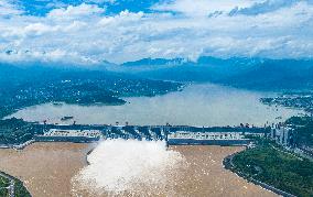 Three Gorges Dam Flood Discharge - China