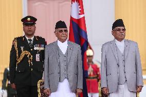 KP Sharma Oli Sworn-in As Nepali Prime Minister For Fourth Time