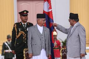 KP Sharma Oli Sworn-in As Nepali Prime Minister For Fourth Time