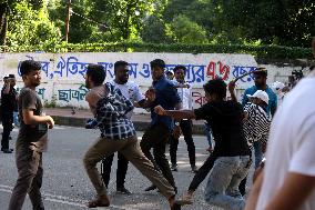 Dozens Injured In Clashes As Students Protest Job Quotas - Dhaka