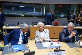 Christine Lagarde Meeting - Brussels