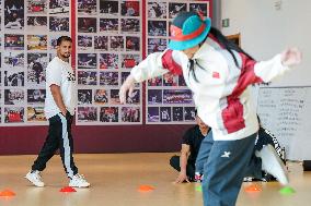 French Coach Mounir Biba Trains Chinese Breakdancers