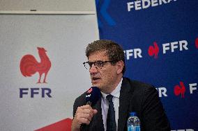 FFR President Florian Grill Holds A Press Conference - Marcoussis