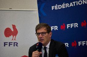 FFR President Florian Grill Holds A Press Conference - Marcoussis