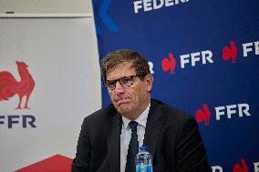 FFR President Florian Grill Holds A Press Conference - Marcoussis