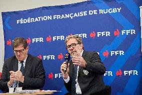 FFR President Florian Grill Holds A Press Conference - Marcoussis