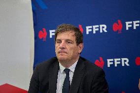 FFR President Florian Grill Holds A Press Conference - Marcoussis