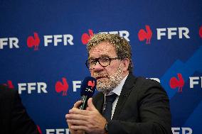 FFR President Florian Grill Holds A Press Conference - Marcoussis