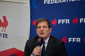 FFR President Florian Grill Holds A Press Conference - Marcoussis