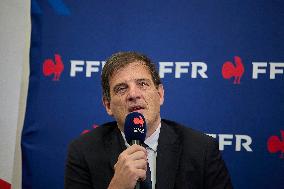 FFR President Florian Grill Holds A Press Conference - Marcoussis