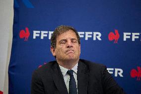 FFR President Florian Grill Holds A Press Conference - Marcoussis