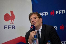 FFR President Florian Grill Holds A Press Conference - Marcoussis