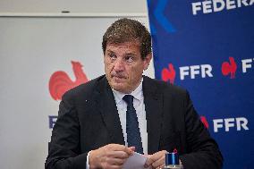 FFR President Florian Grill Holds A Press Conference - Marcoussis