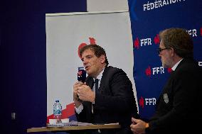 FFR President Florian Grill Holds A Press Conference - Marcoussis