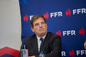 FFR President Florian Grill Holds A Press Conference - Marcoussis