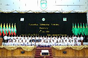 MYANMAR-NAY PYI TAW-AGRICULTURAL STUDENTS-CHINESE SCHOLARSHIP