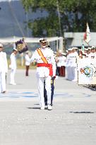 Royals Preside Over The Ceremony Of Delivery Of Royal Dispatches To The New Navy Officers In Marin