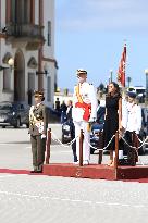 Royals Preside Over The Ceremony Of Delivery Of Royal Dispatches To The New Navy Officers In Marin