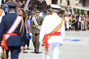 Royals Preside Over The Ceremony Of Delivery Of Royal Dispatches To The New Navy Officers In Marin