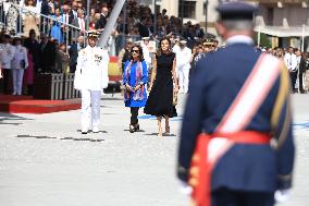 Royals Preside Over The Ceremony Of Delivery Of Royal Dispatches To The New Navy Officers In Marin