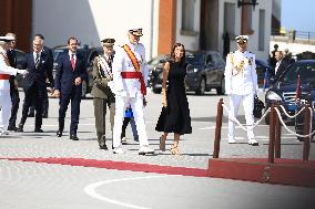 Royals Preside Over The Ceremony Of Delivery Of Royal Dispatches To The New Navy Officers In Marin