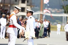 Royals Preside Over The Ceremony Of Delivery Of Royal Dispatches To The New Navy Officers In Marin