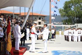 Royals Preside Over The Ceremony Of Delivery Of Royal Dispatches To The New Navy Officers In Marin