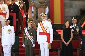 Royals Preside Over The Ceremony Of Delivery Of Royal Dispatches To The New Navy Officers In Marin