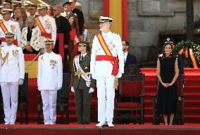 Royals Preside Over The Ceremony Of Delivery Of Royal Dispatches To The New Navy Officers In Marin