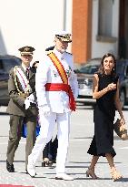 Royals Preside Over The Ceremony Of Delivery Of Royal Dispatches To The New Navy Officers In Marin