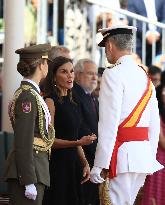 Royals Preside Over The Ceremony Of Delivery Of Royal Dispatches To The New Navy Officers In Marin