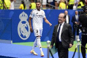 Spanish football La Liga match - Presentation of Real Madrid's new player Kilyan Mbappe