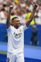 Spanish football La Liga match - Presentation of Real Madrid's new player Kilyan Mbappe